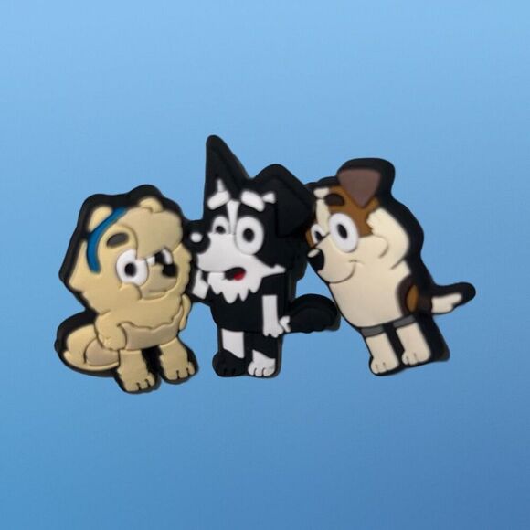 NEW 7 PC Bluey & Friends Shoe Charms #5 B15 - Picture 2 of 4